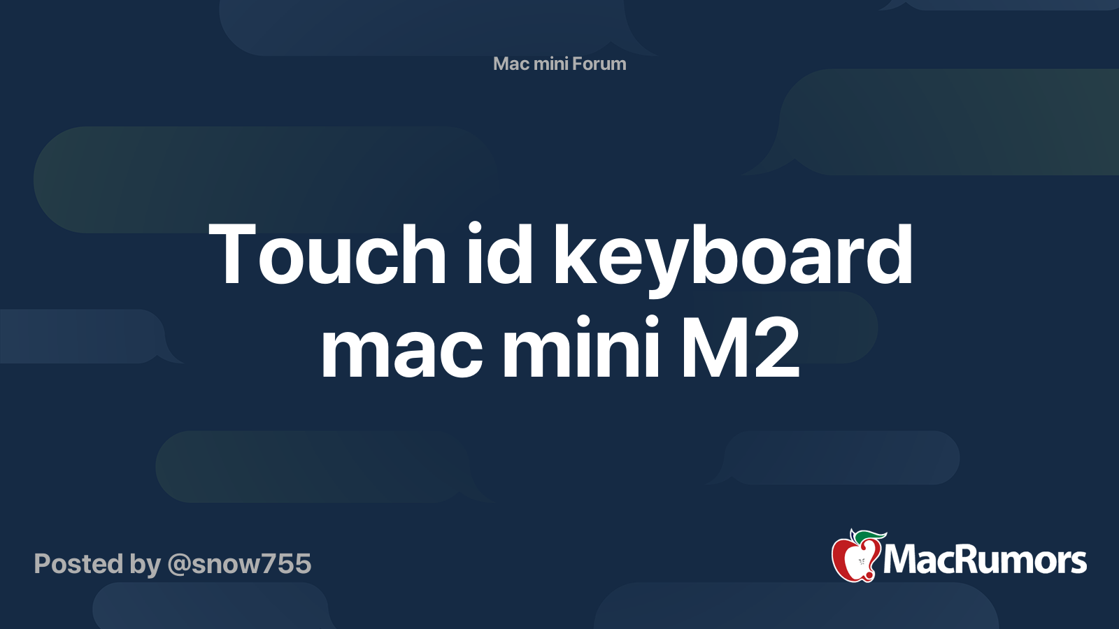 touch id pour mac mini