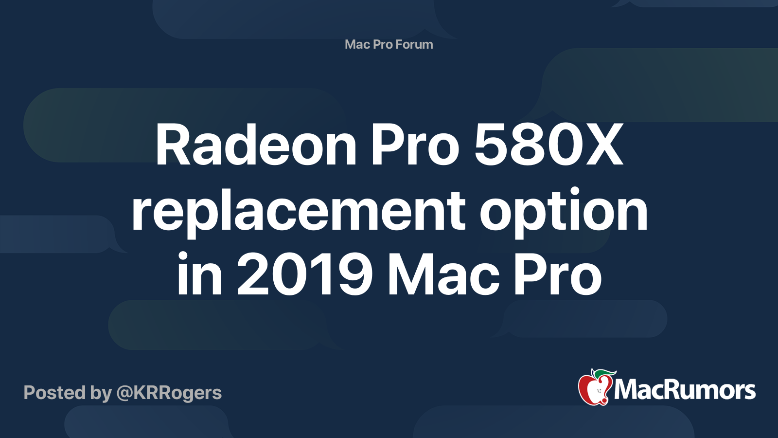 Imac radeon pro discount 580x