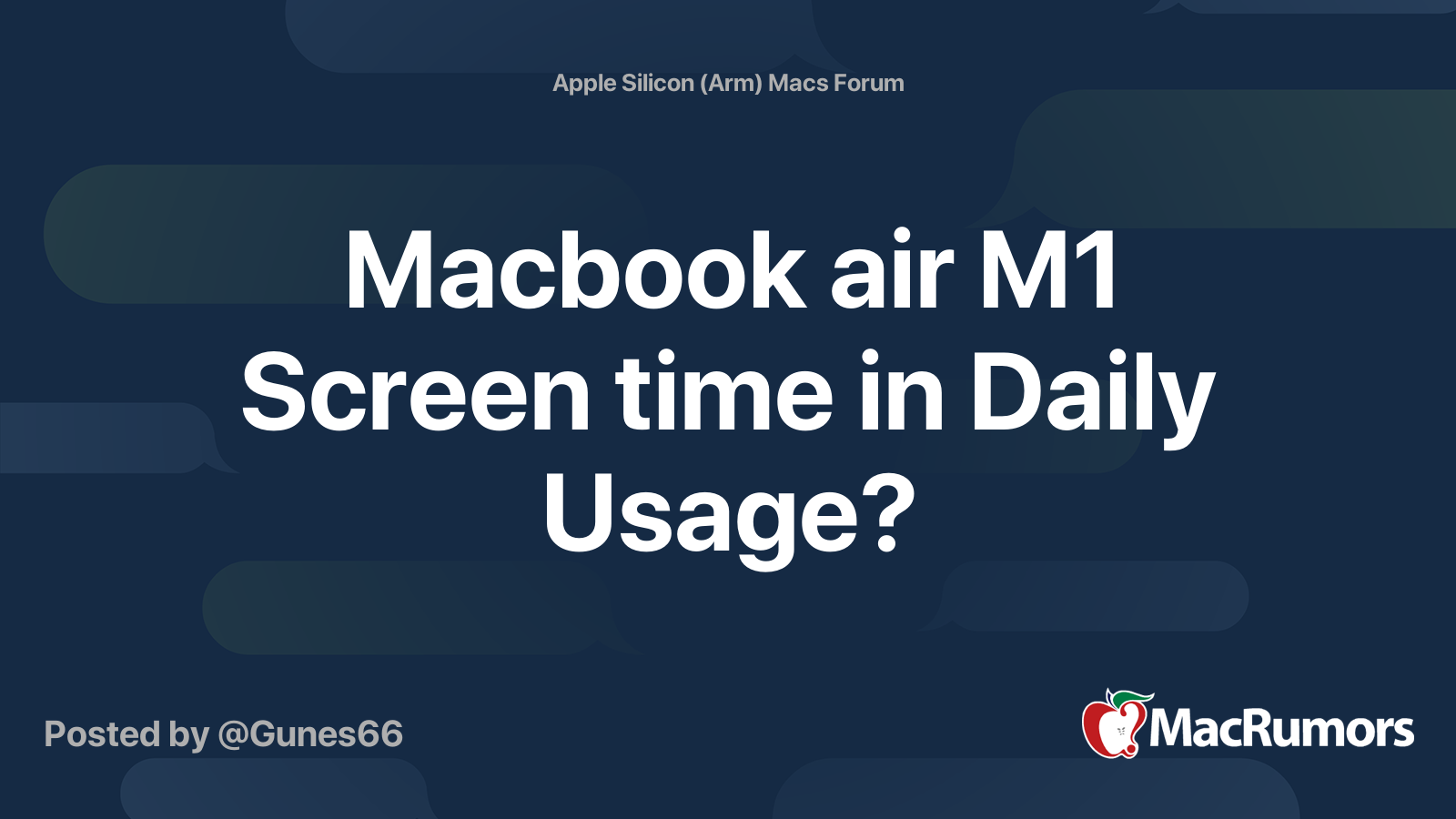 how to check screen time on macbook air
