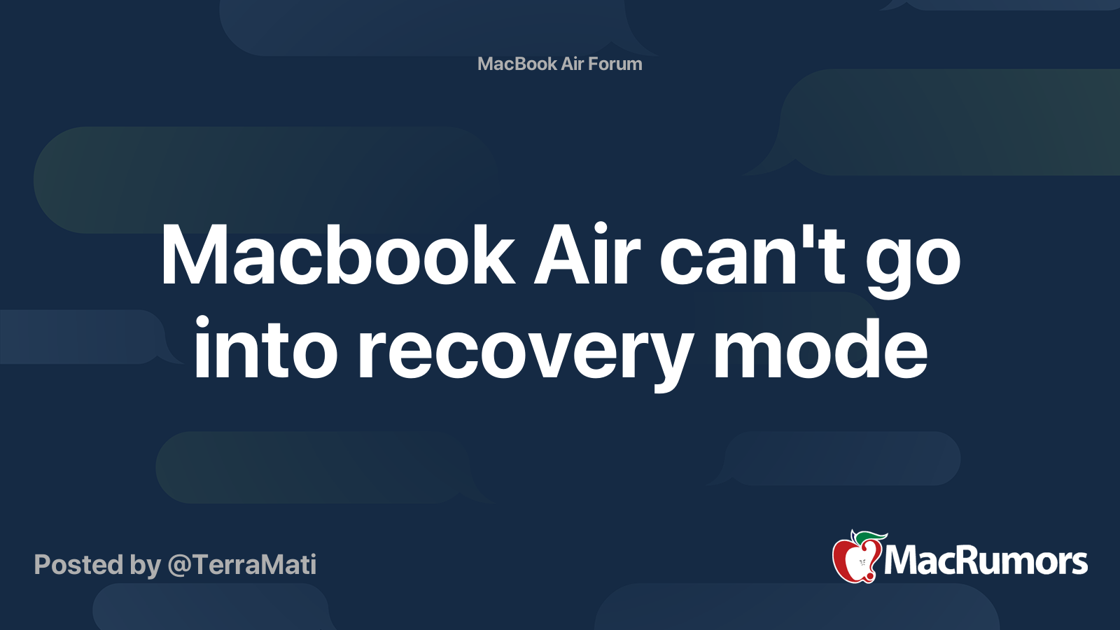 HOW TO GO TO RECOVERY MODE IN MACBOOK AIR visual data 2