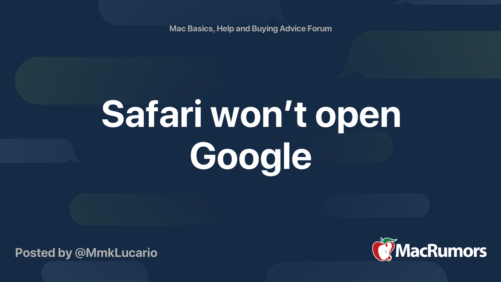 safari zeigt google nicht an