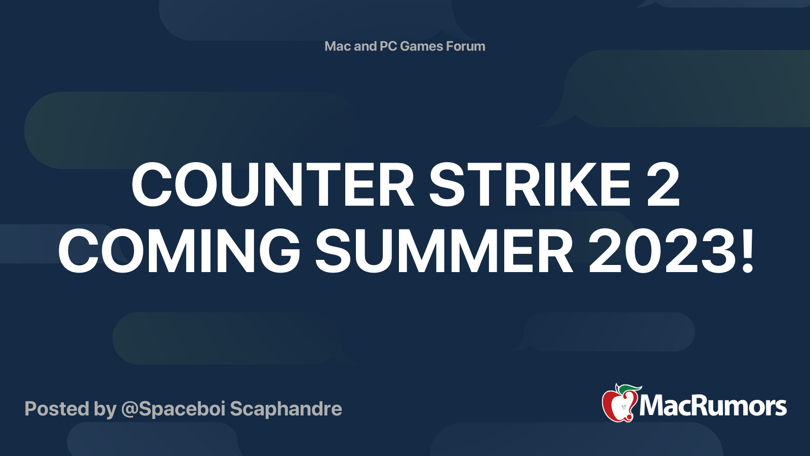 Counter-Strike: Global Offensive Arrives for Mac on Steam - MacRumors