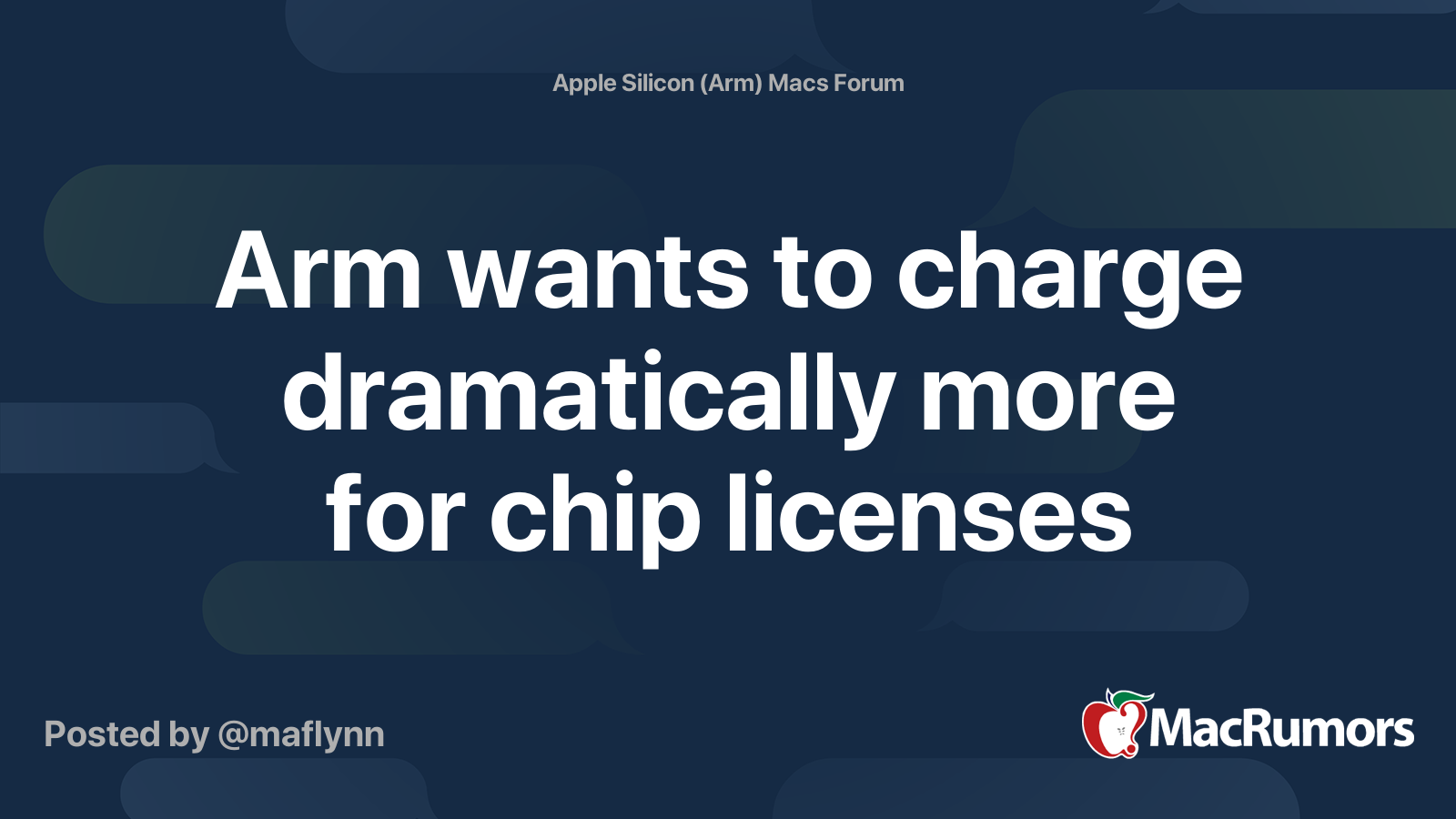 Arm wants to charge dramatically more for chip licenses MacRumors Forums