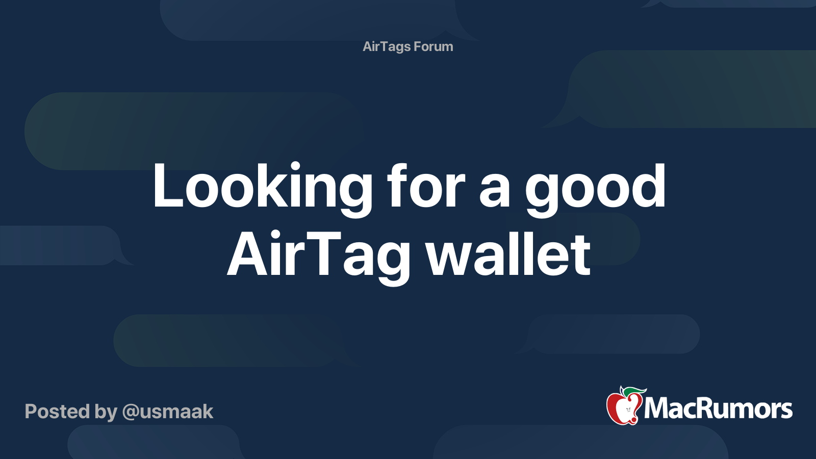 Why no company has made a good AirTag wallet