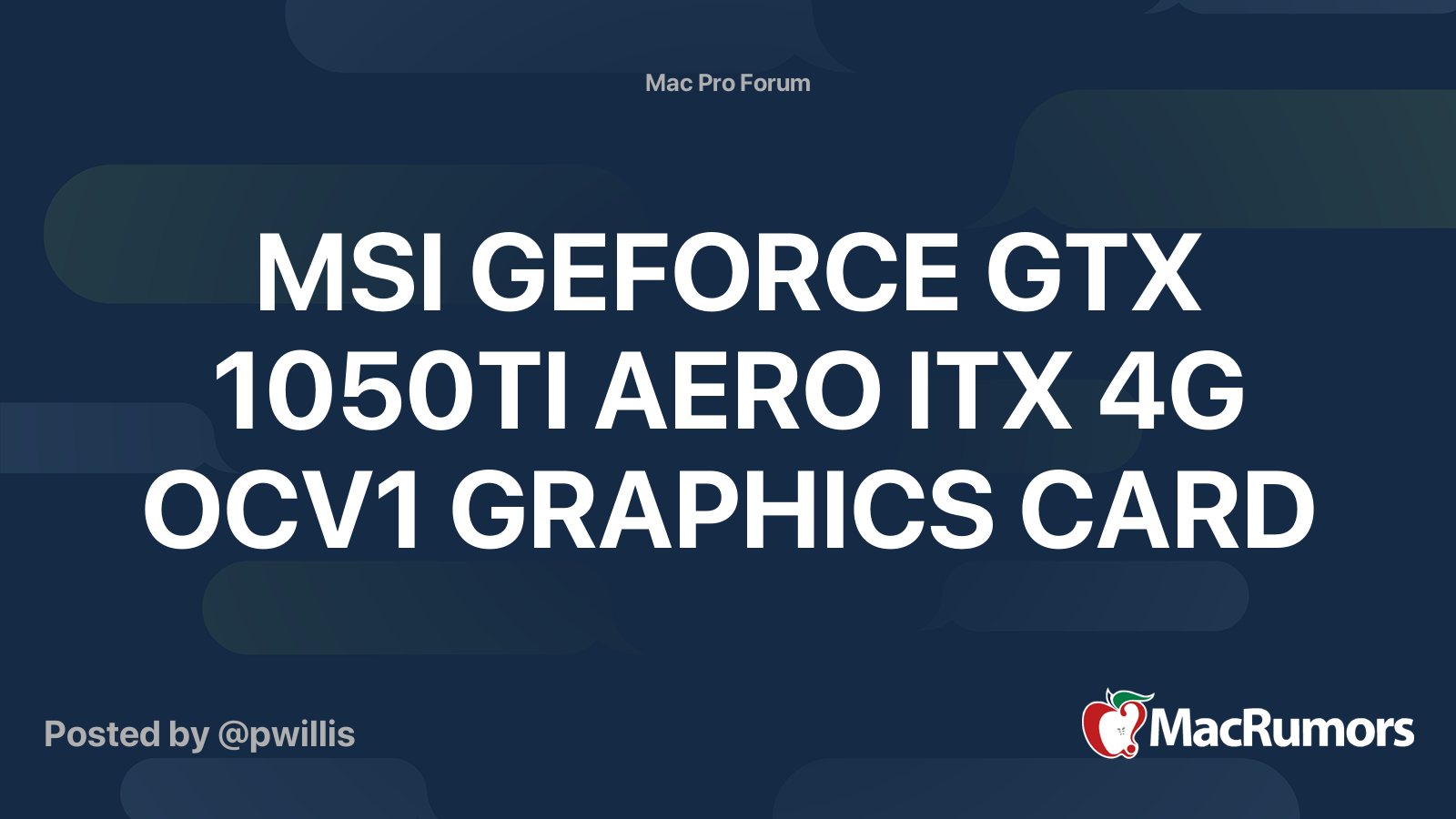 Geforce gtx 1050 ti online aero itx 4g oc