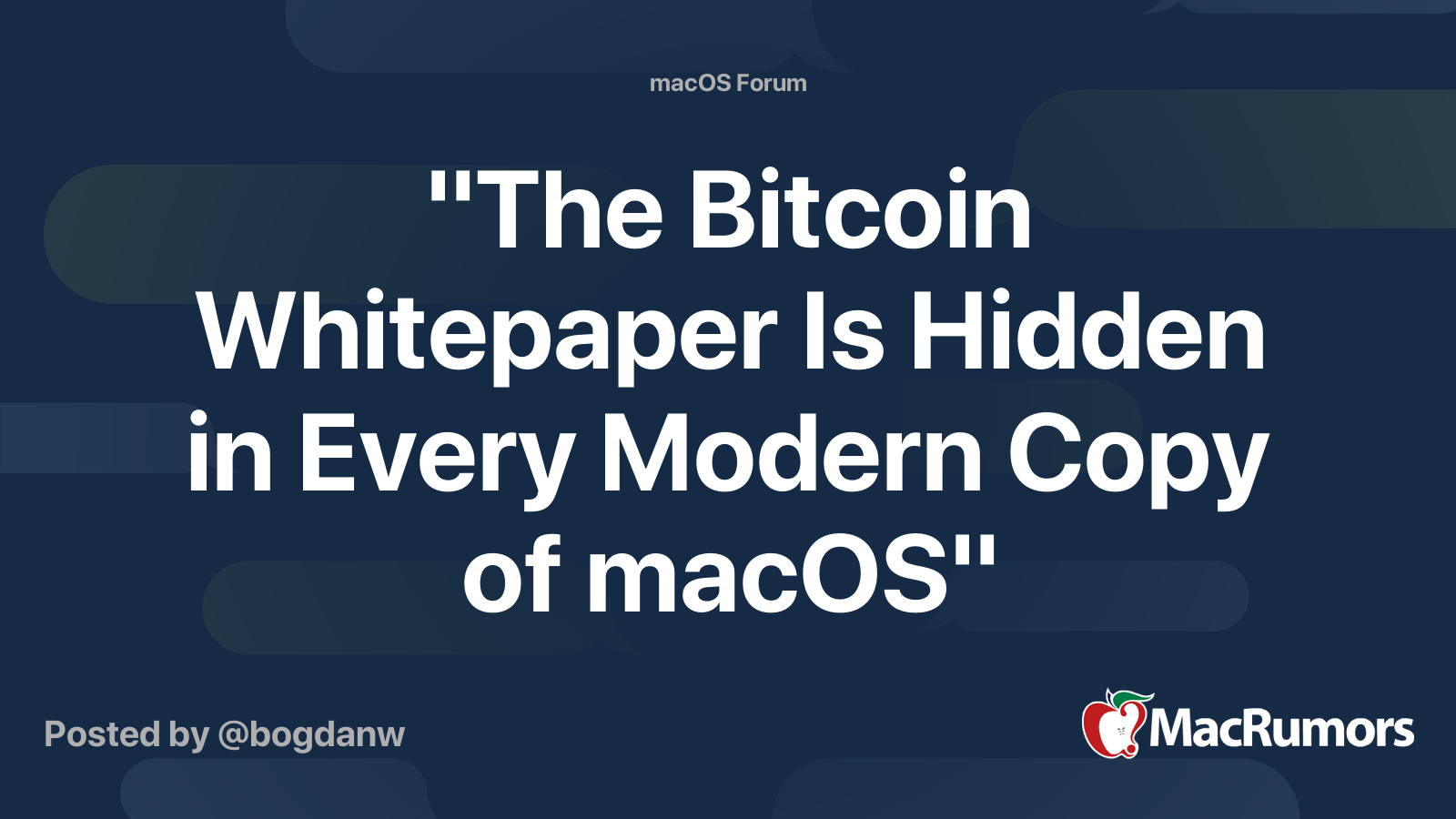 The Bitcoin Whitepaper Is Hidden in Every Modern Copy of macOS