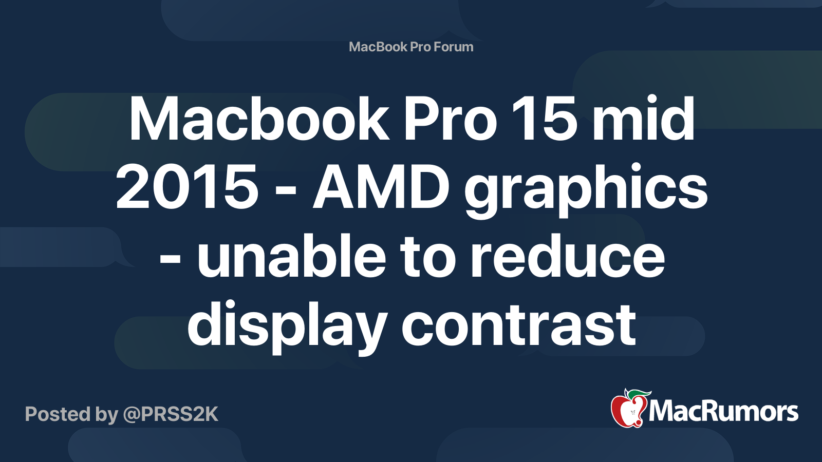 Macbook Pro 15 mid 2015 AMD graphics unable to reduce display