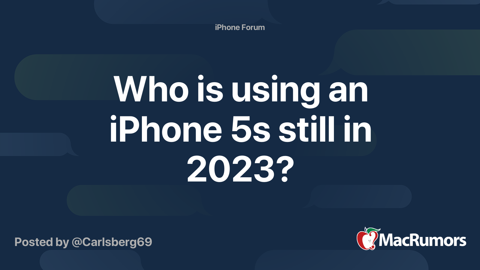 Who is using an iPhone 5s still in 2023?
