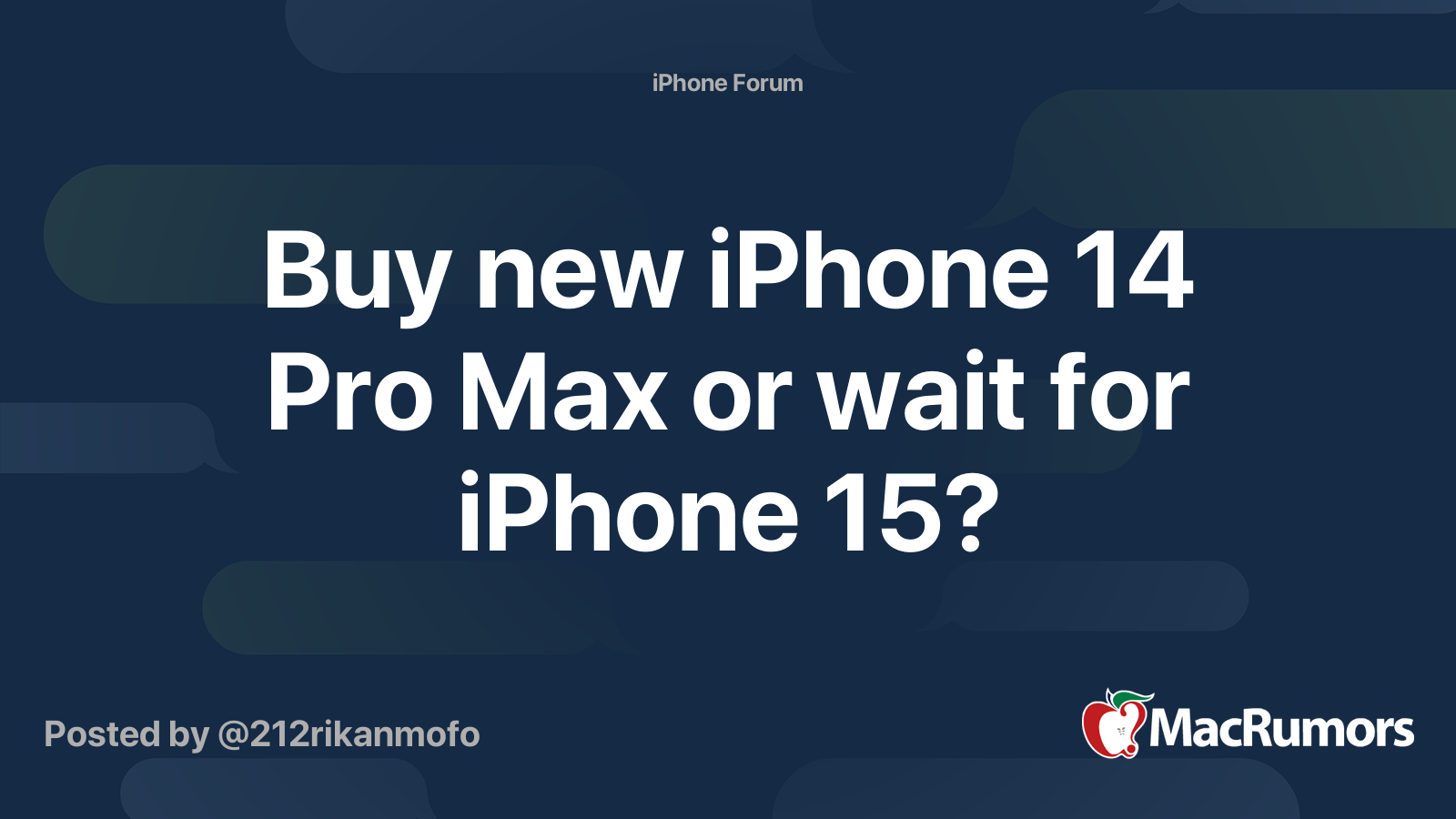 Should i buy new iphone hot sale or wait