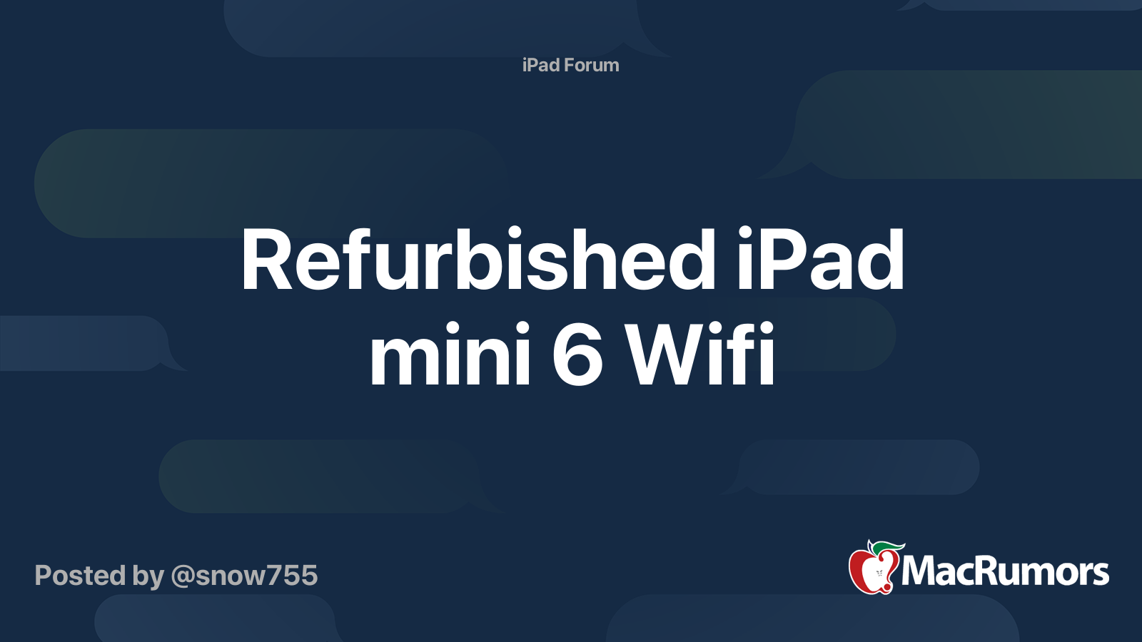 ipad mini 6 wifi cellular refurbished