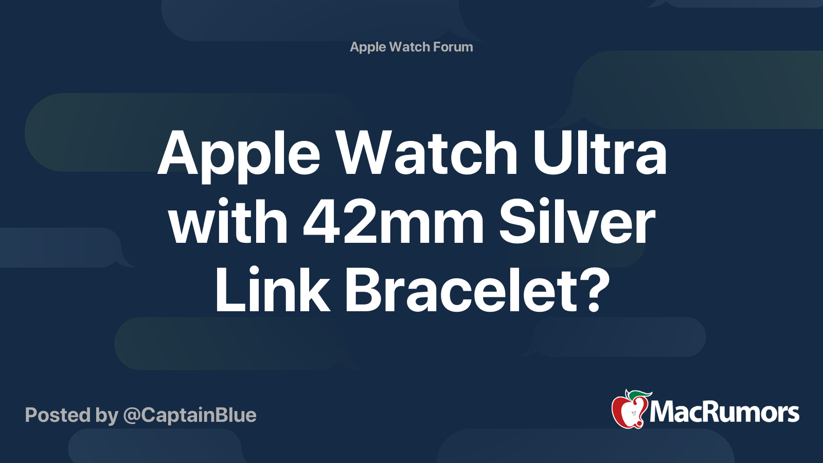 42mm Silver Link Bracelet - Apple