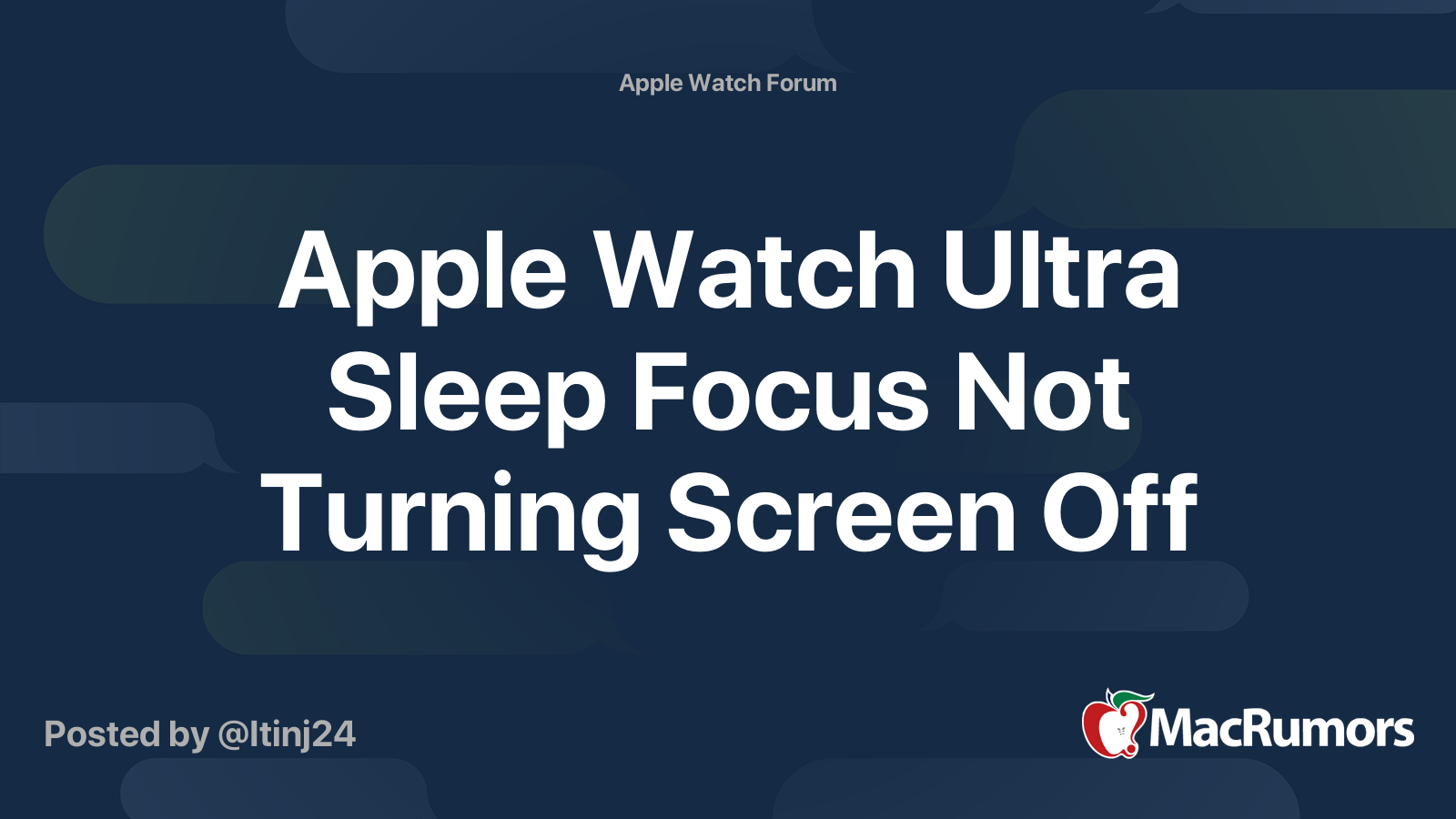 Apple watch best sale sleep screen off