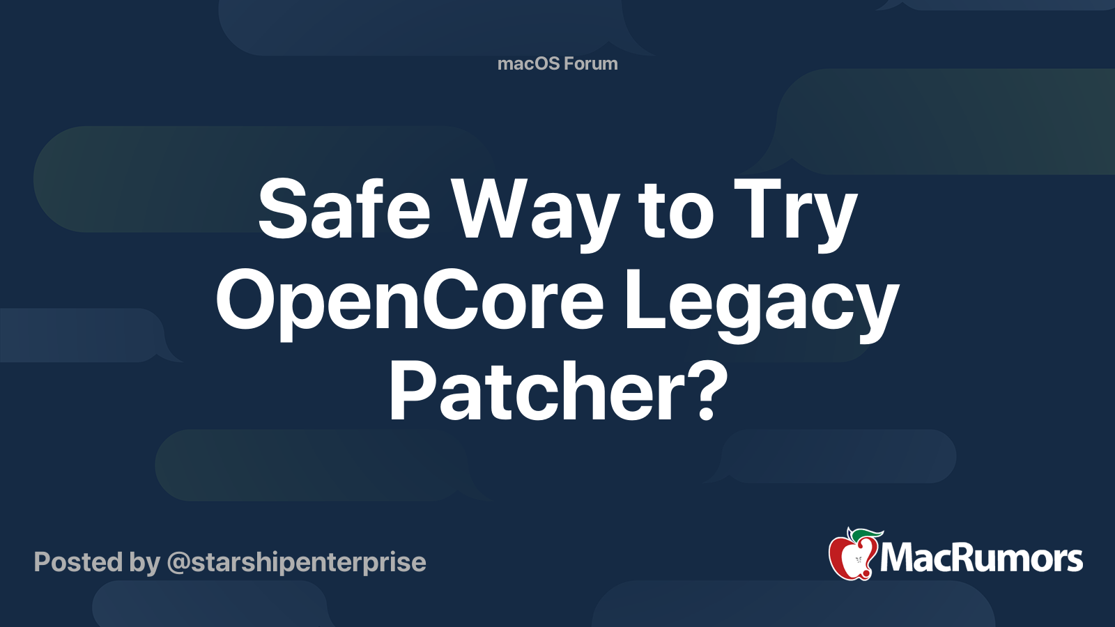 is opencore legacy patcher safe