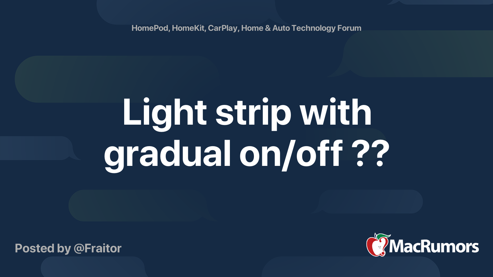 Turn deals off lightstrip