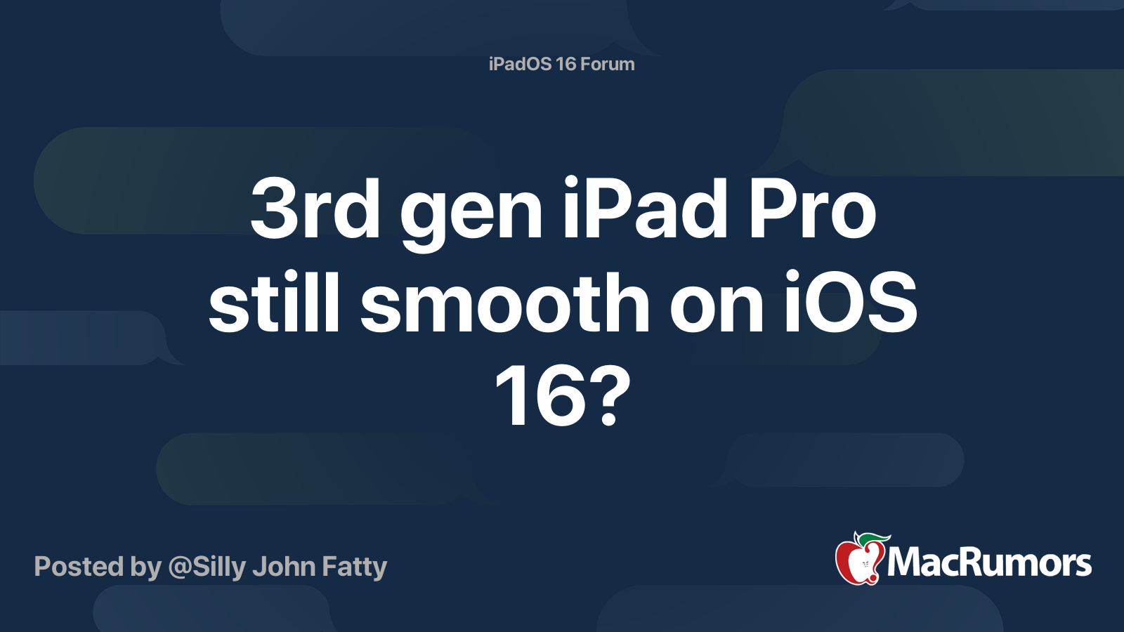 ios 16 for ipad pro 3rd generation