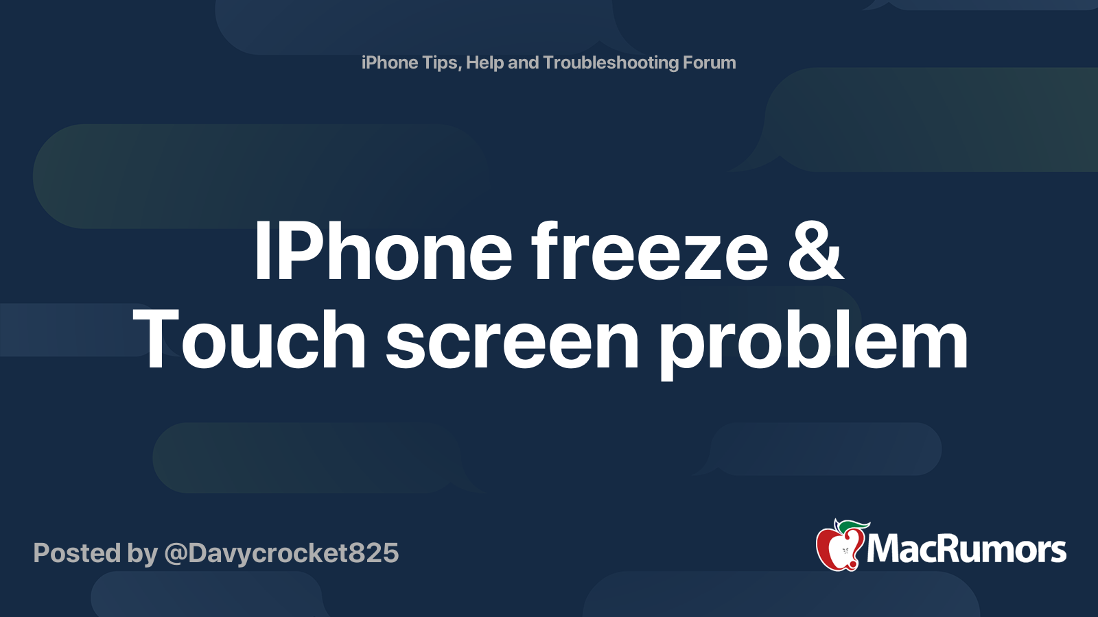 iphone-freeze-touch-screen-problem-macrumors-forums