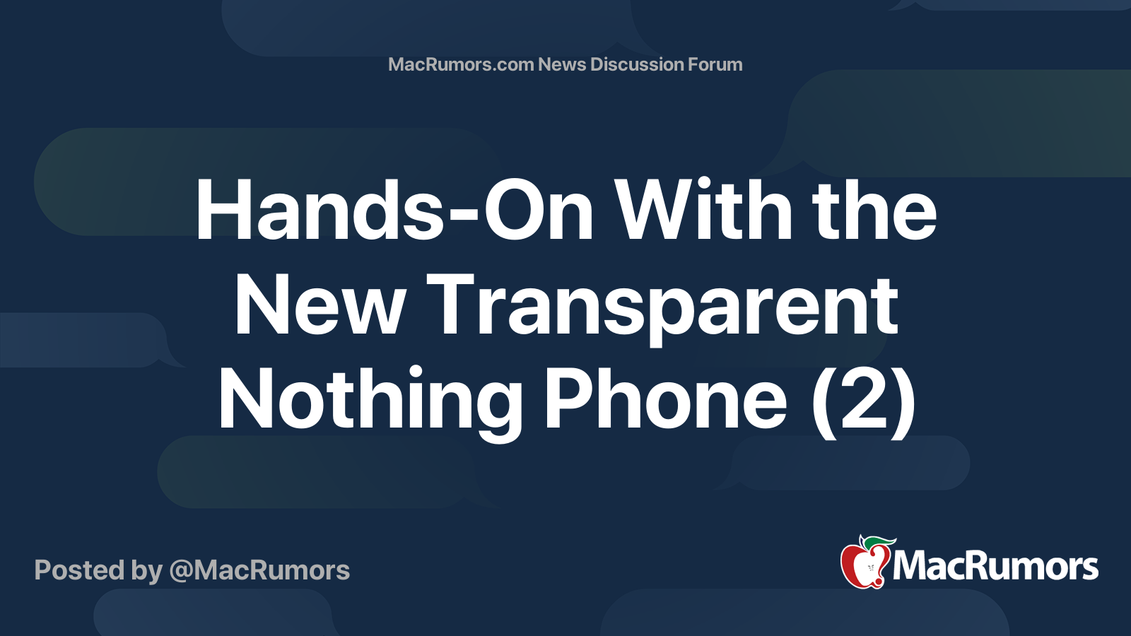 Hands-On With the New Transparent Nothing Phone (2) | Page 3 ...