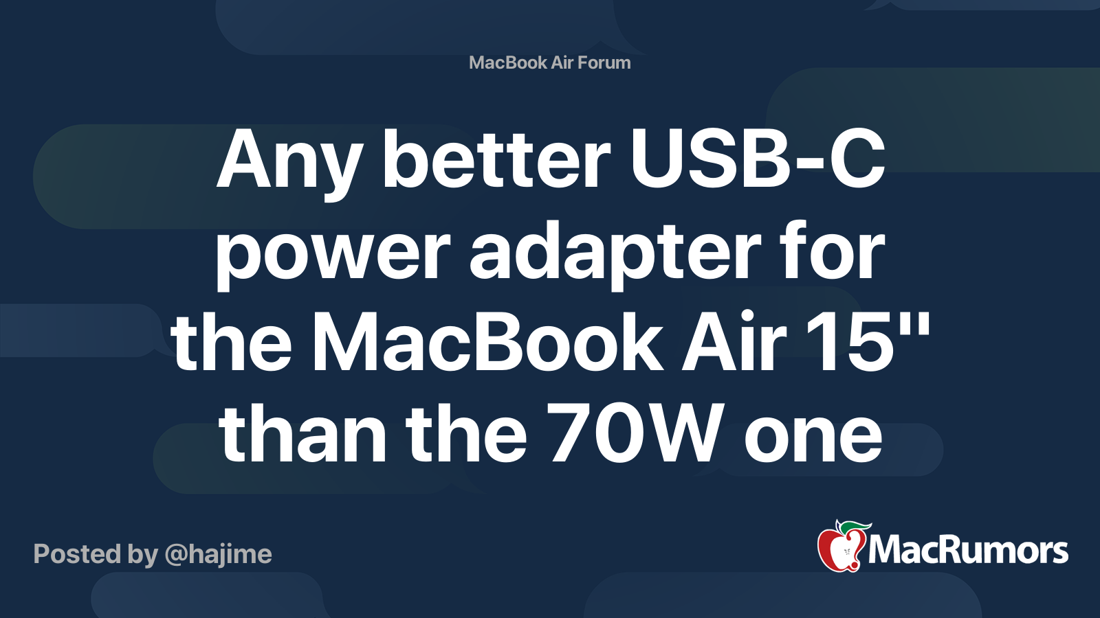 70W USB-C Power Adapter