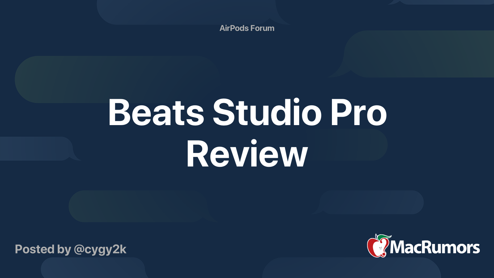 Beats Studio Pro Debut With Improved Sound Quality, Spatial Audio, USB-C,  and More - MacRumors