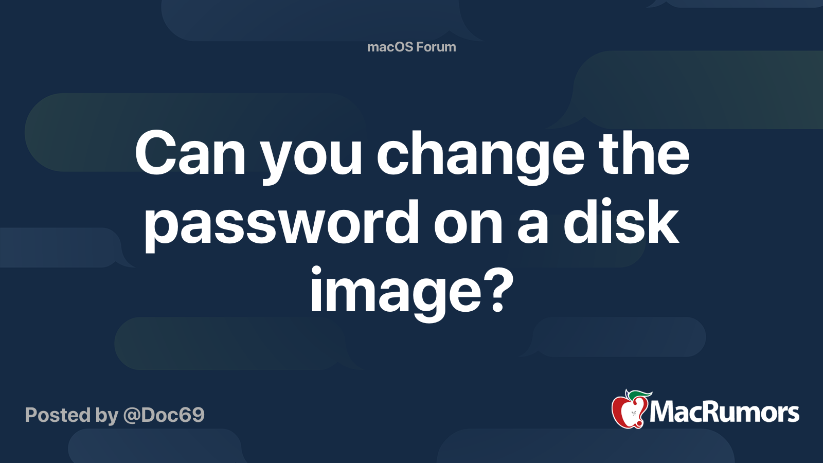 can-you-change-the-password-on-a-disk-image-macrumors-forums