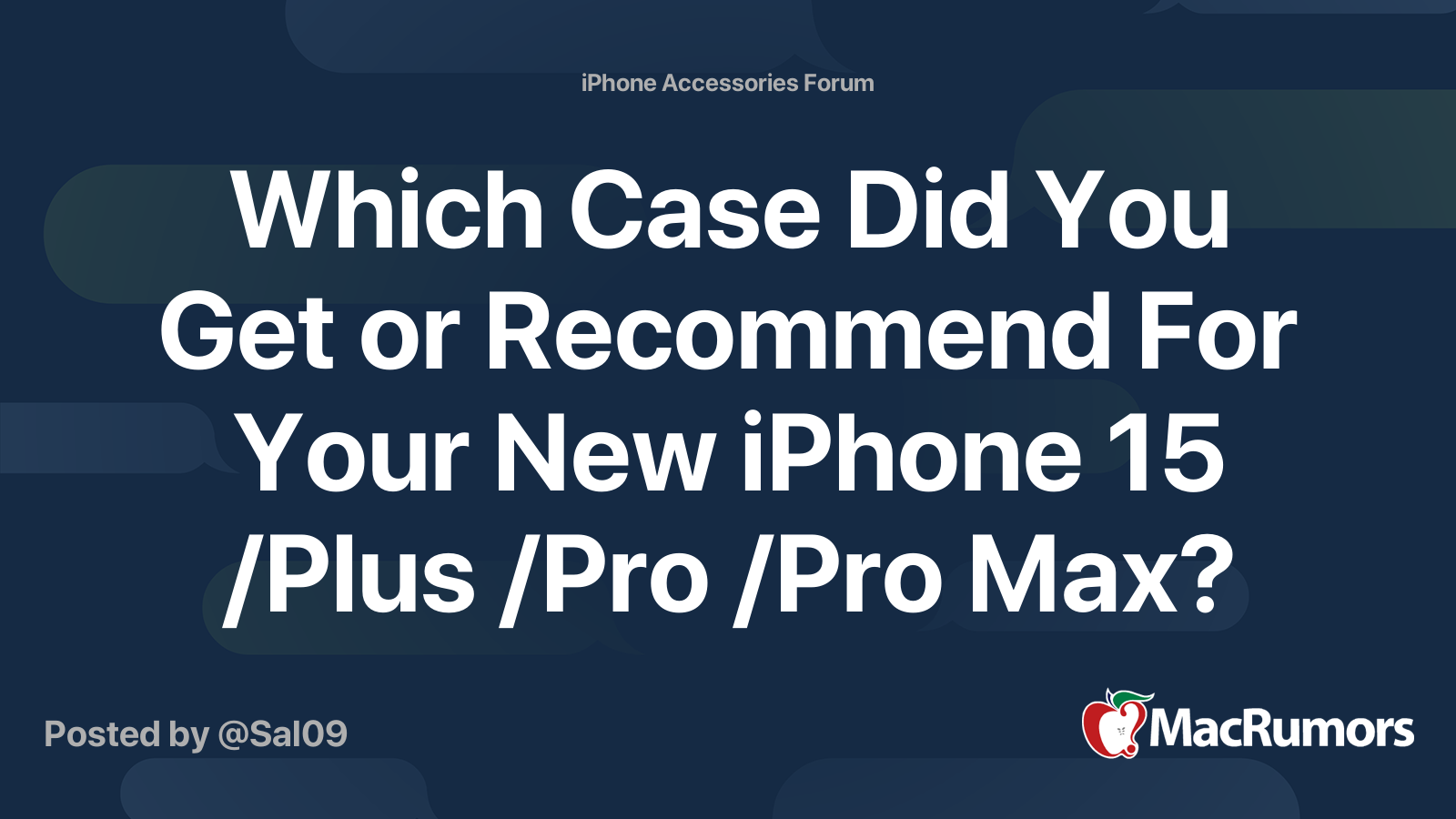 Here is Every iPhone 15 and iPhone 15 Pro Case That Launched Today -  MacRumors