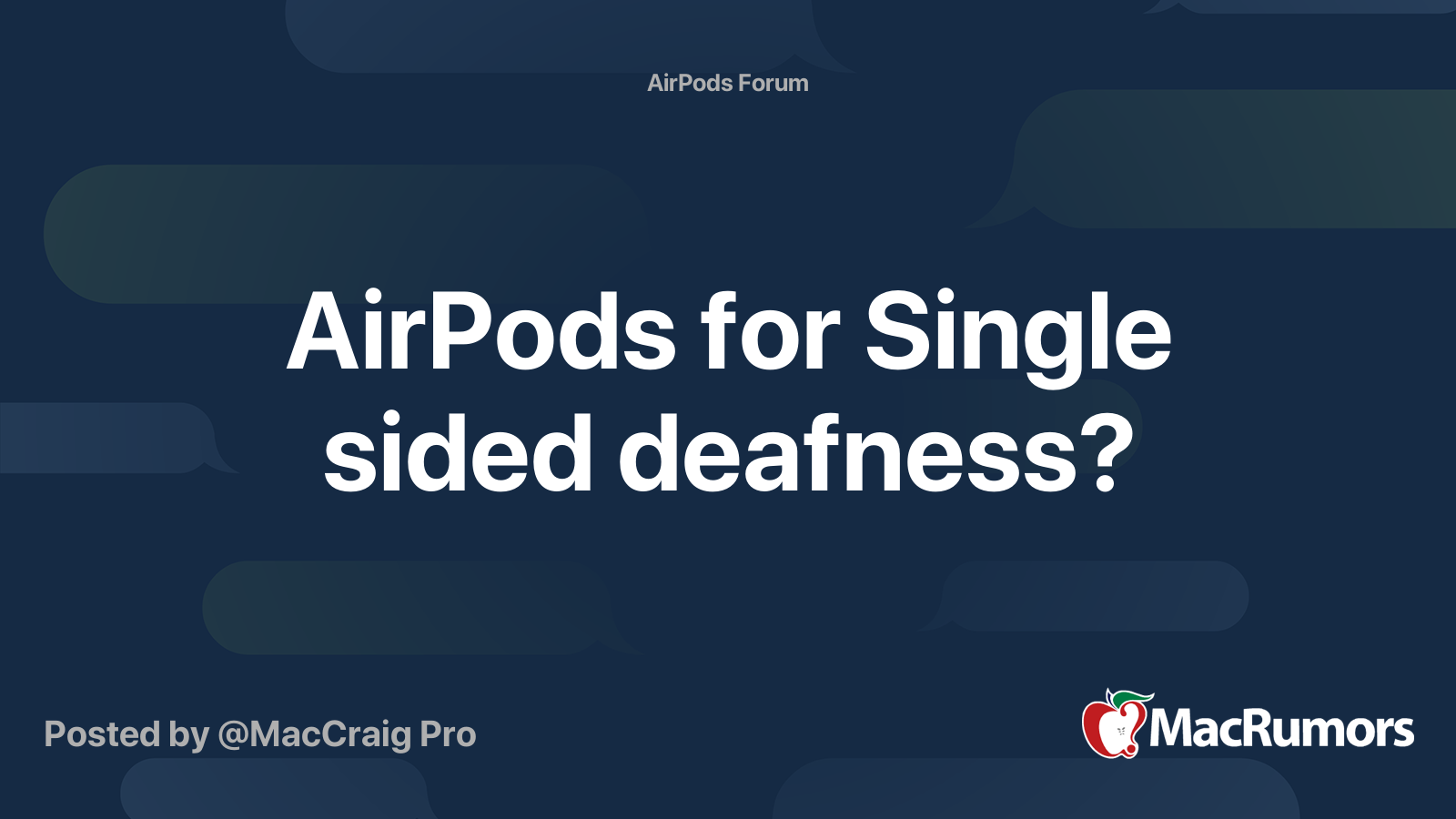 Airpods deaf discount in one ear