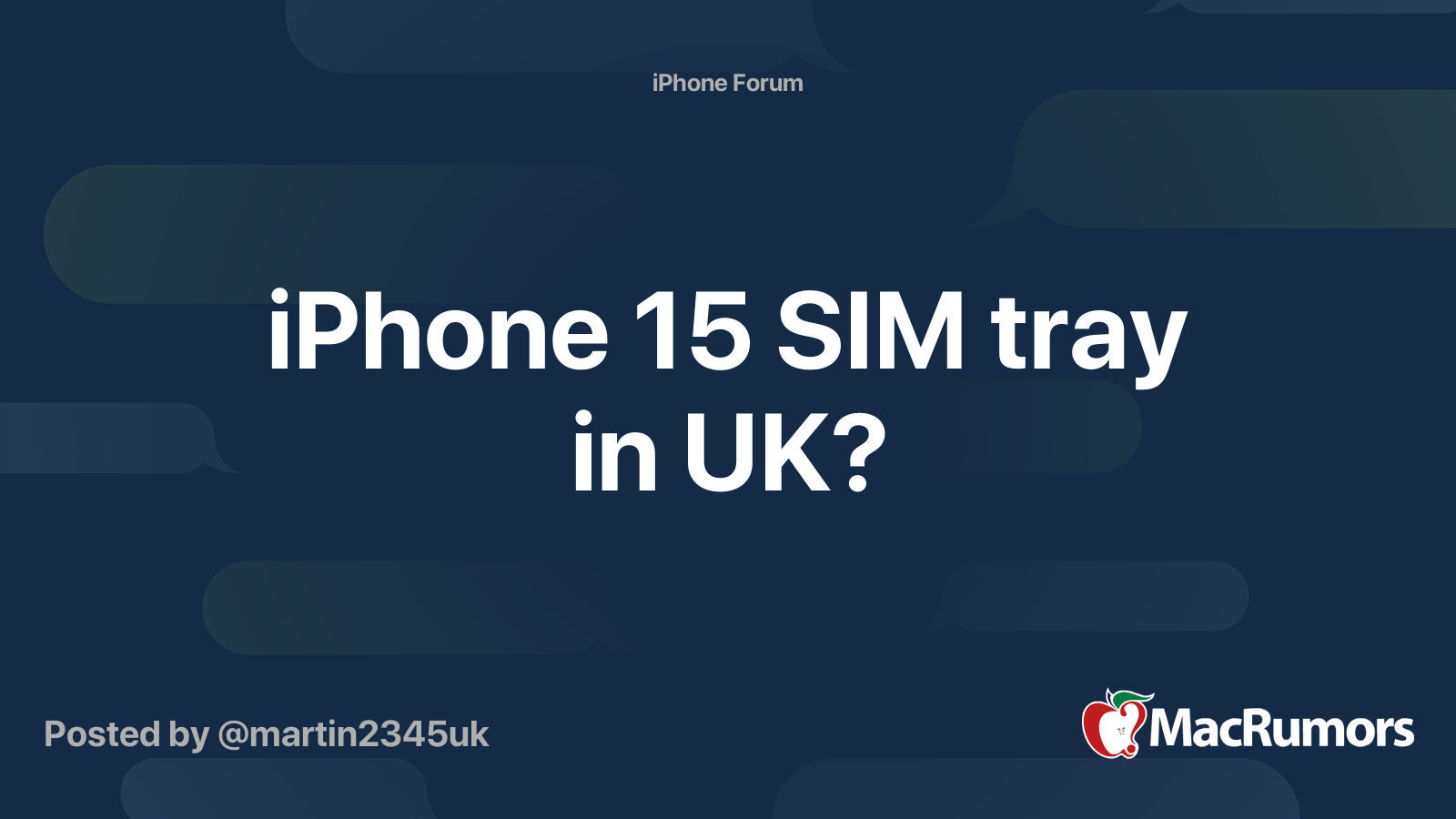 can you put a sim card in an iphone 15 uk