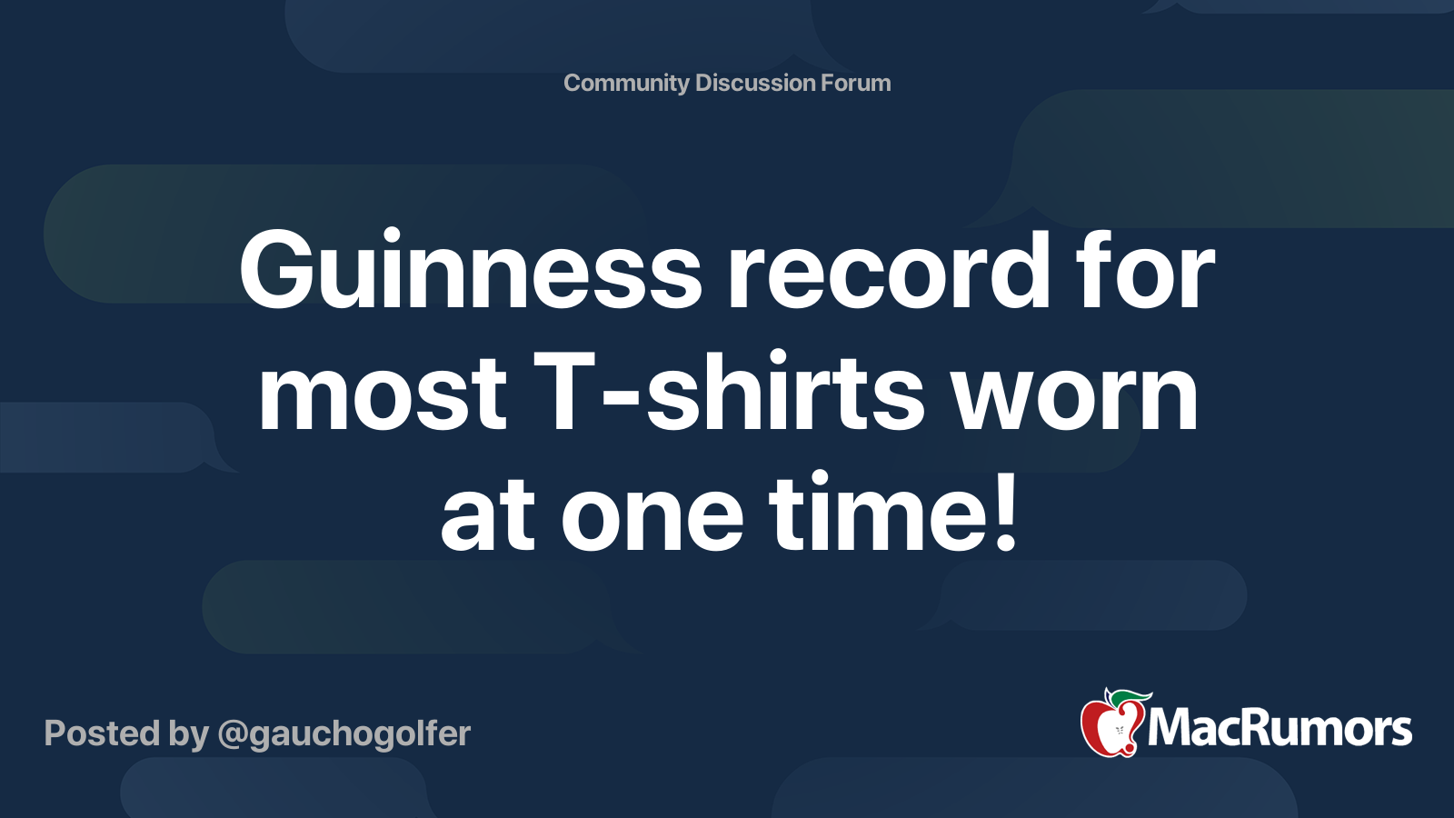 world record most t shirts