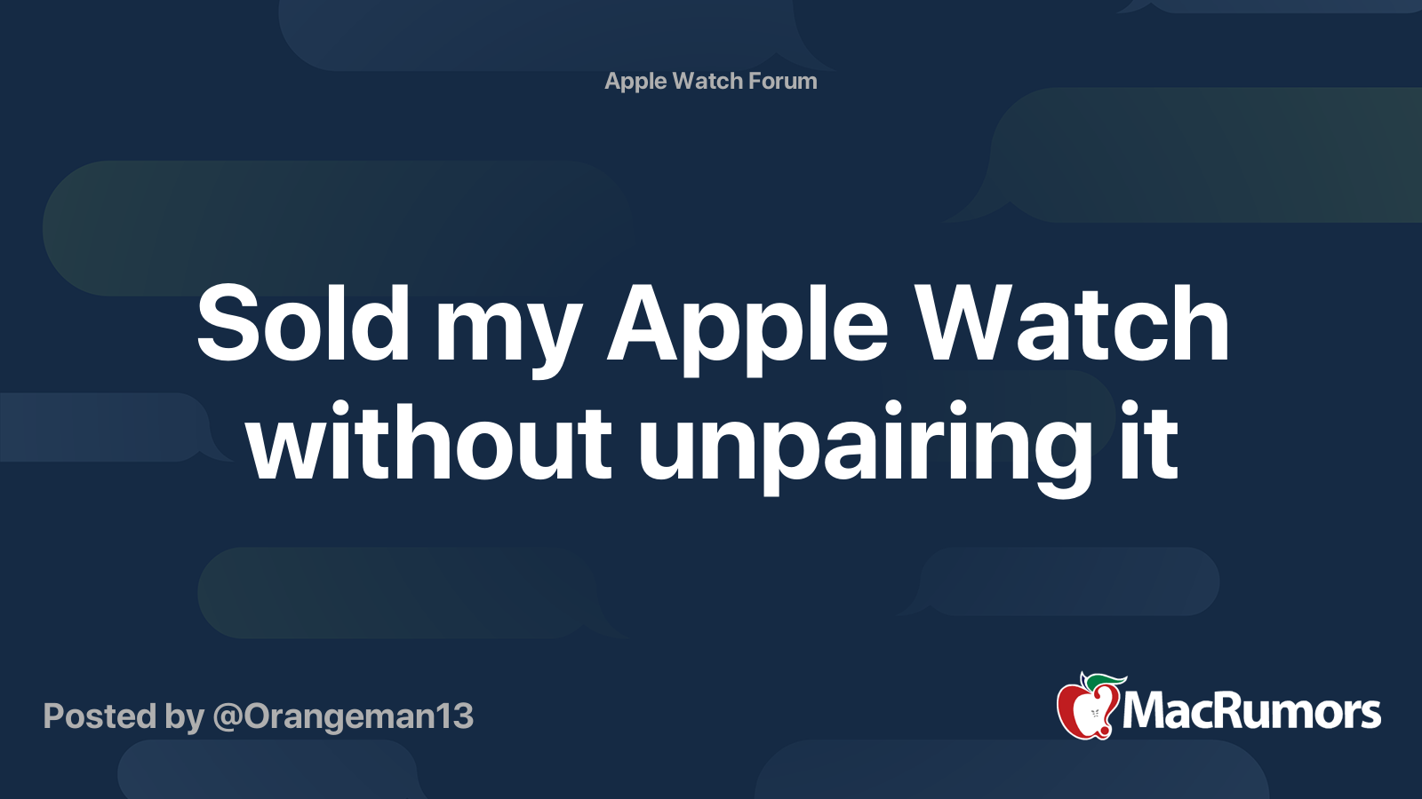 How to unpair my apple watch without my online phone