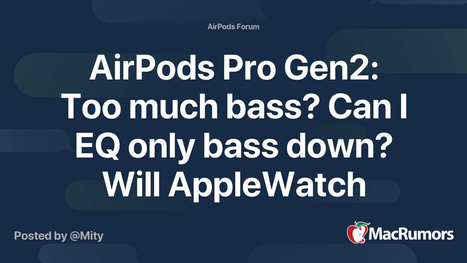 Bass discount in airpods