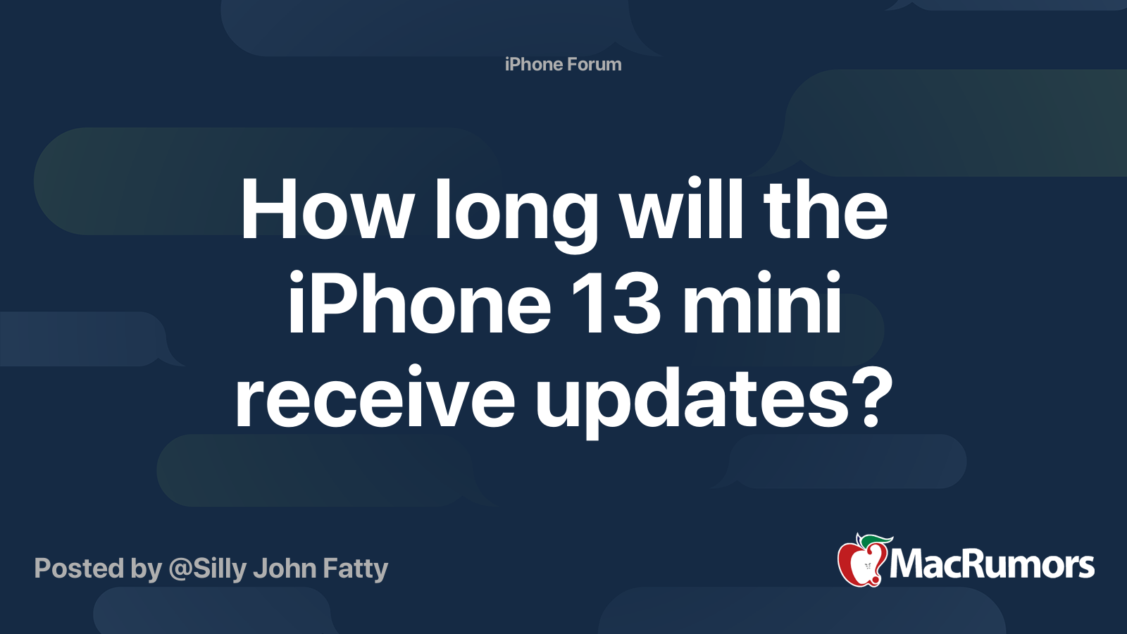 iphone 13 mini updates until