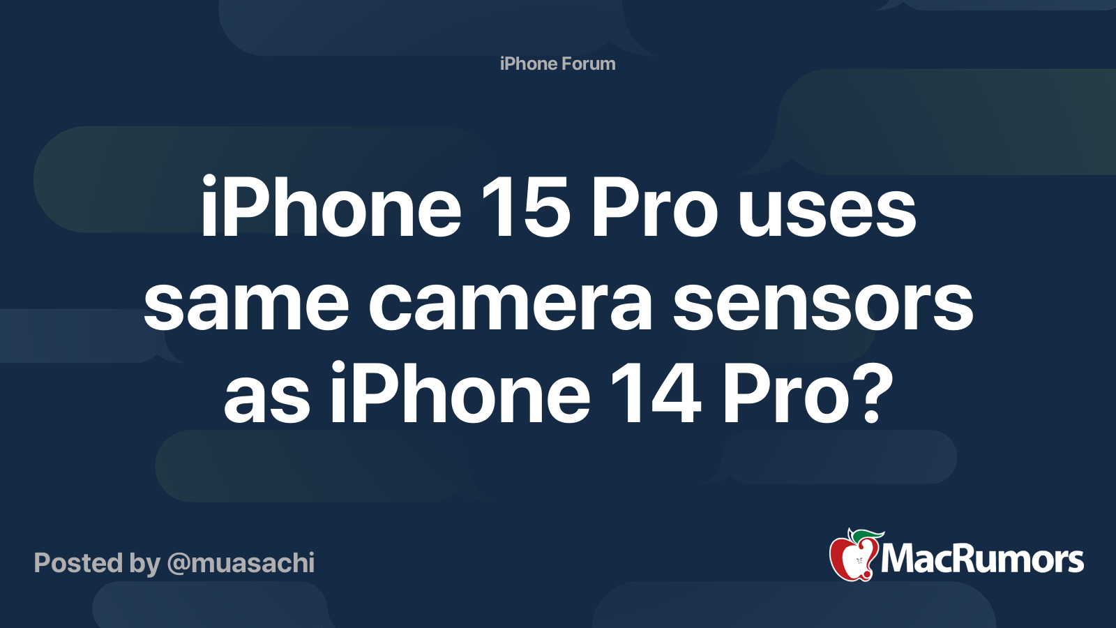 iphone 14 pro max camera sensors