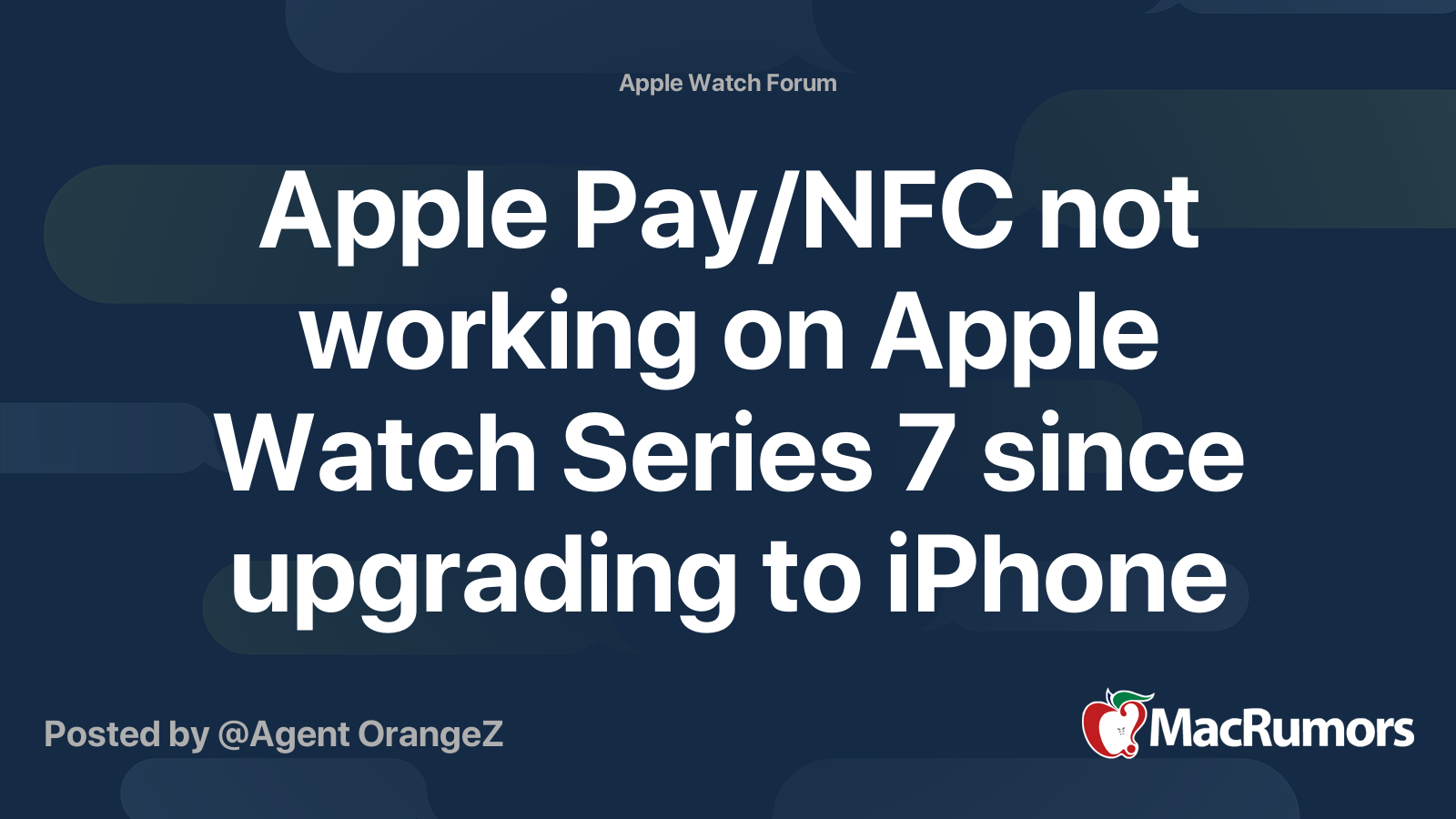 Apple watch nfc discount payment