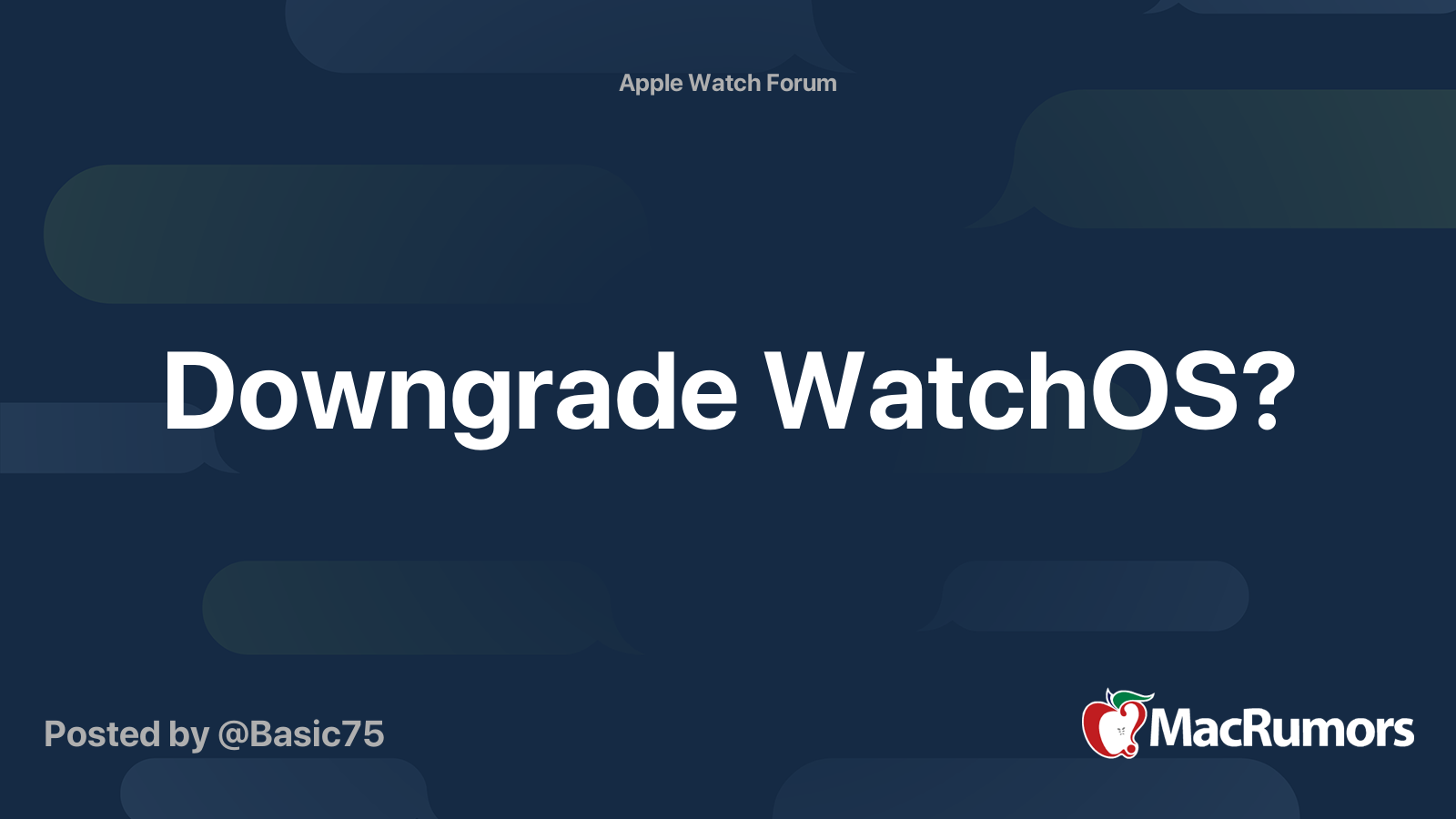 Downgrade watchos discount