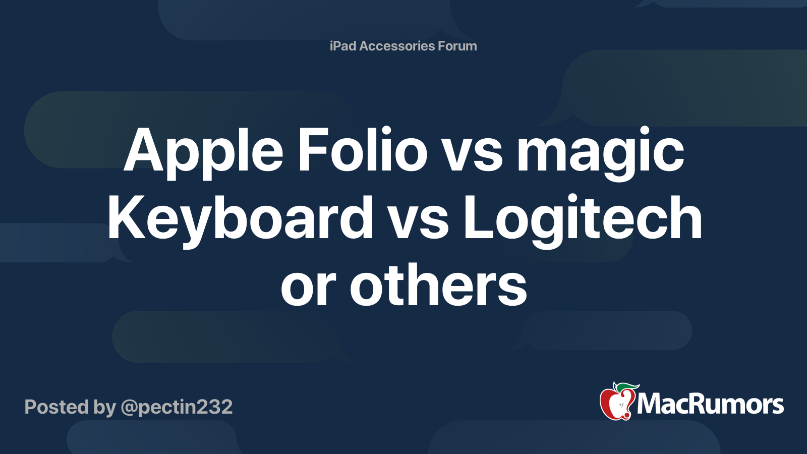 Compared: Apple's Magic Keyboard versus Smart Keyboard Folio for iPad