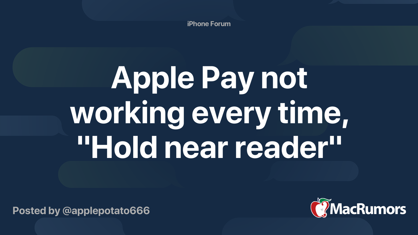 Apple Pay aborts