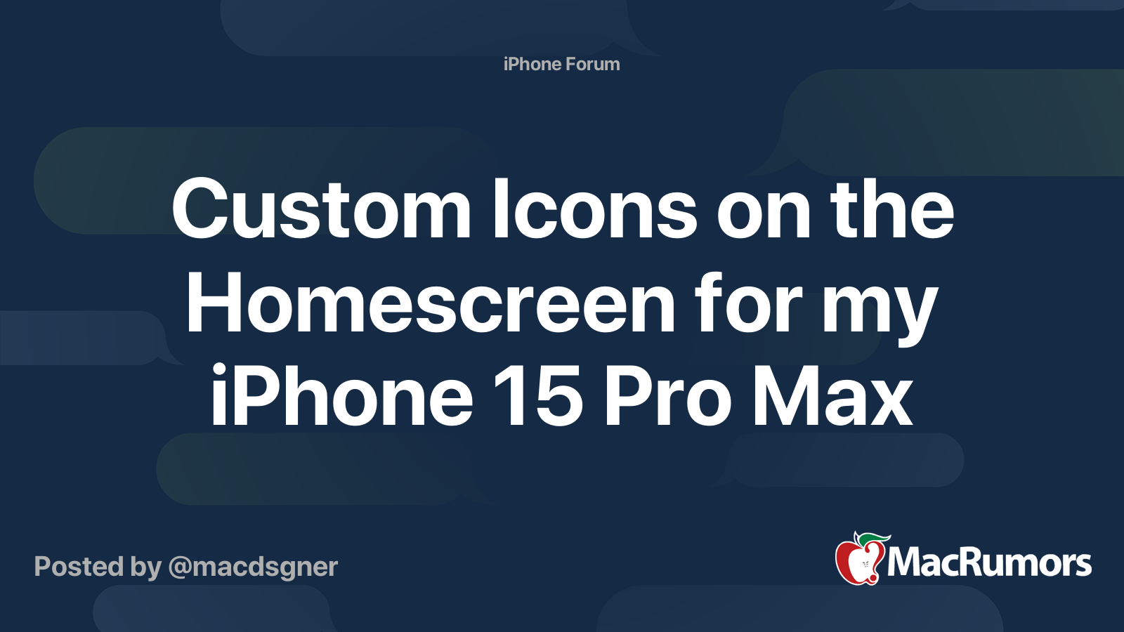 iphone 15 pro max home screen customization