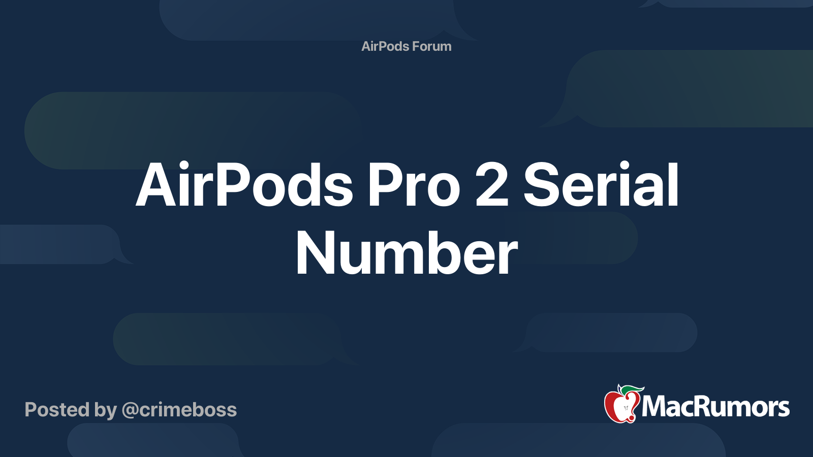 how to find serial number on airpods pro 2