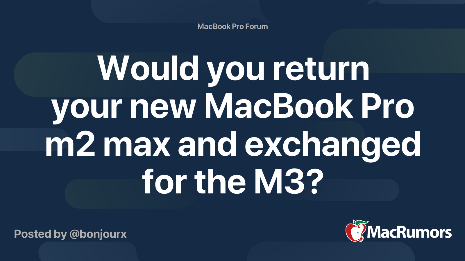 Dois-je opter pour le nouveau M3 ou un Macbook pro M2 Pro reconditionné ? :  r/mac