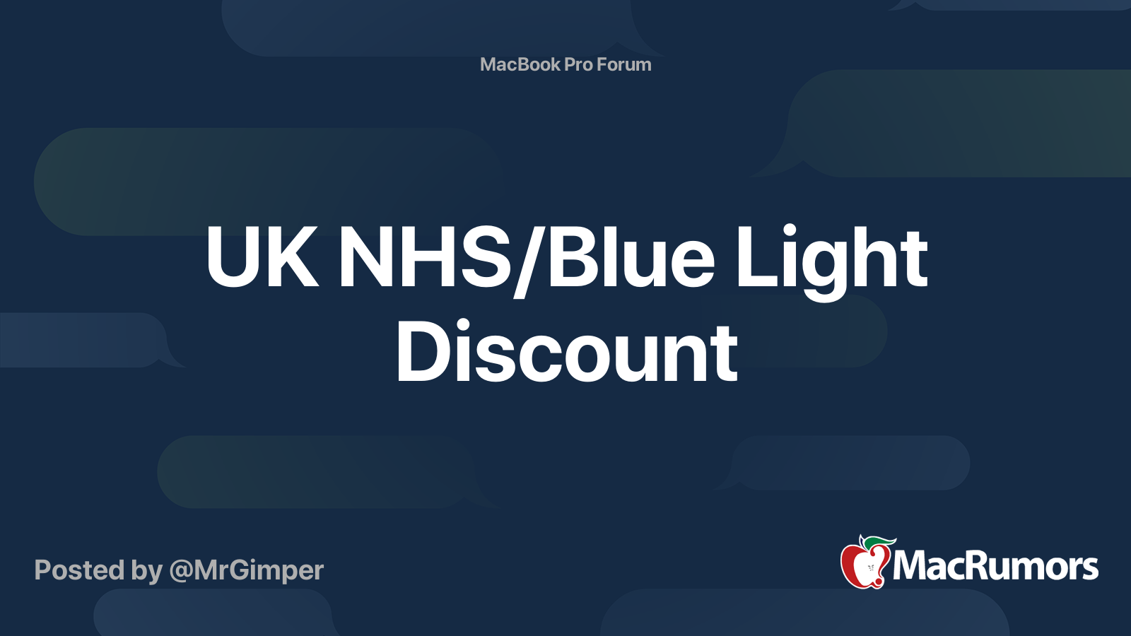 white fox blue light discount nhs