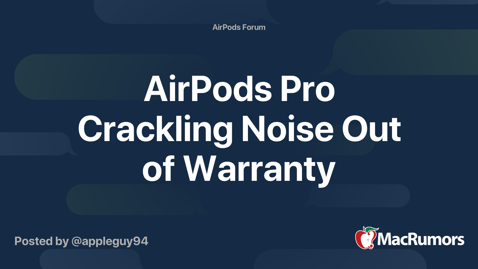 Airpods pro crackling sound hot sale