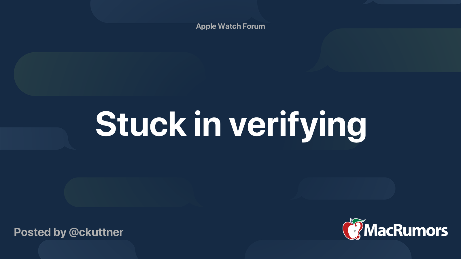 Apple watch shop update verifying