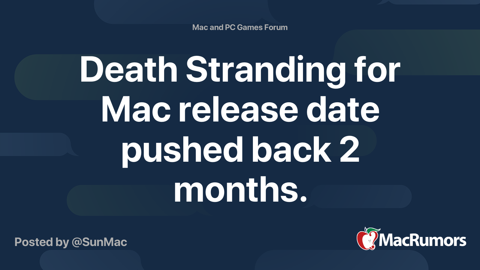 Death Stranding: Director's Cut Is Coming To Mac This Year