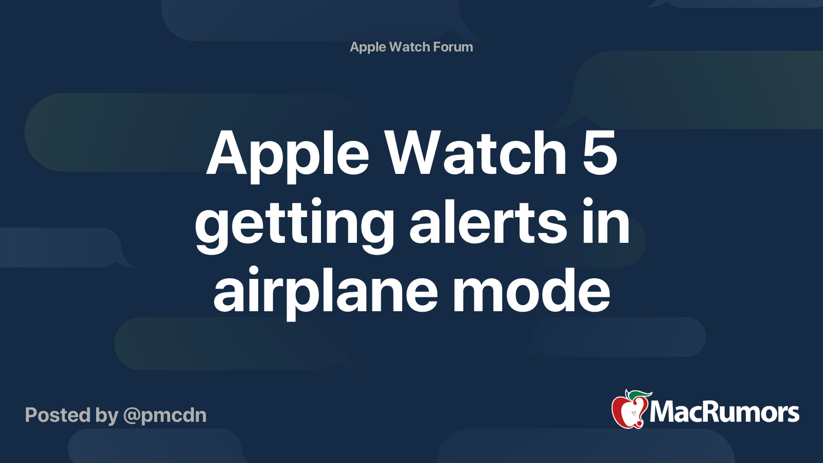 Apple watch best sale on airplane mode