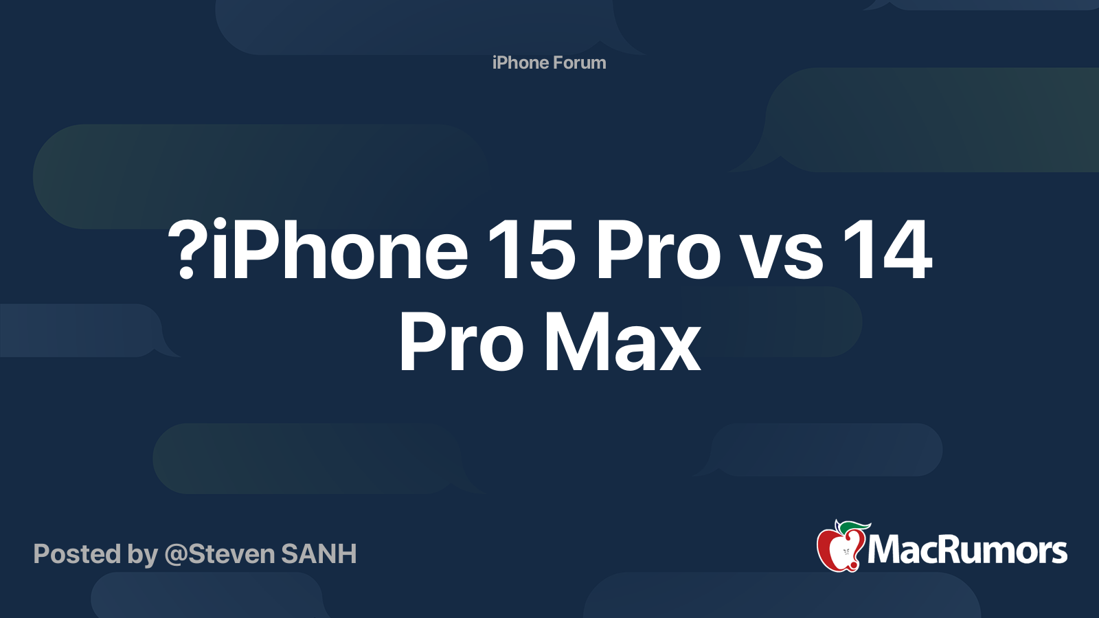 which one is best iphone 15 or 14 pro