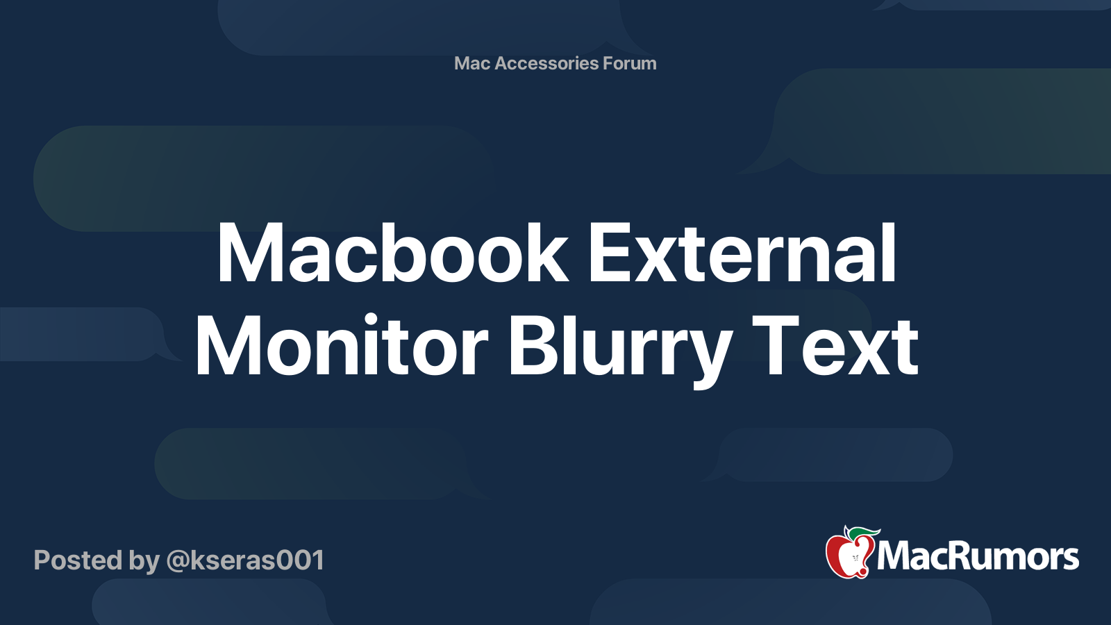 blurry text external monitor