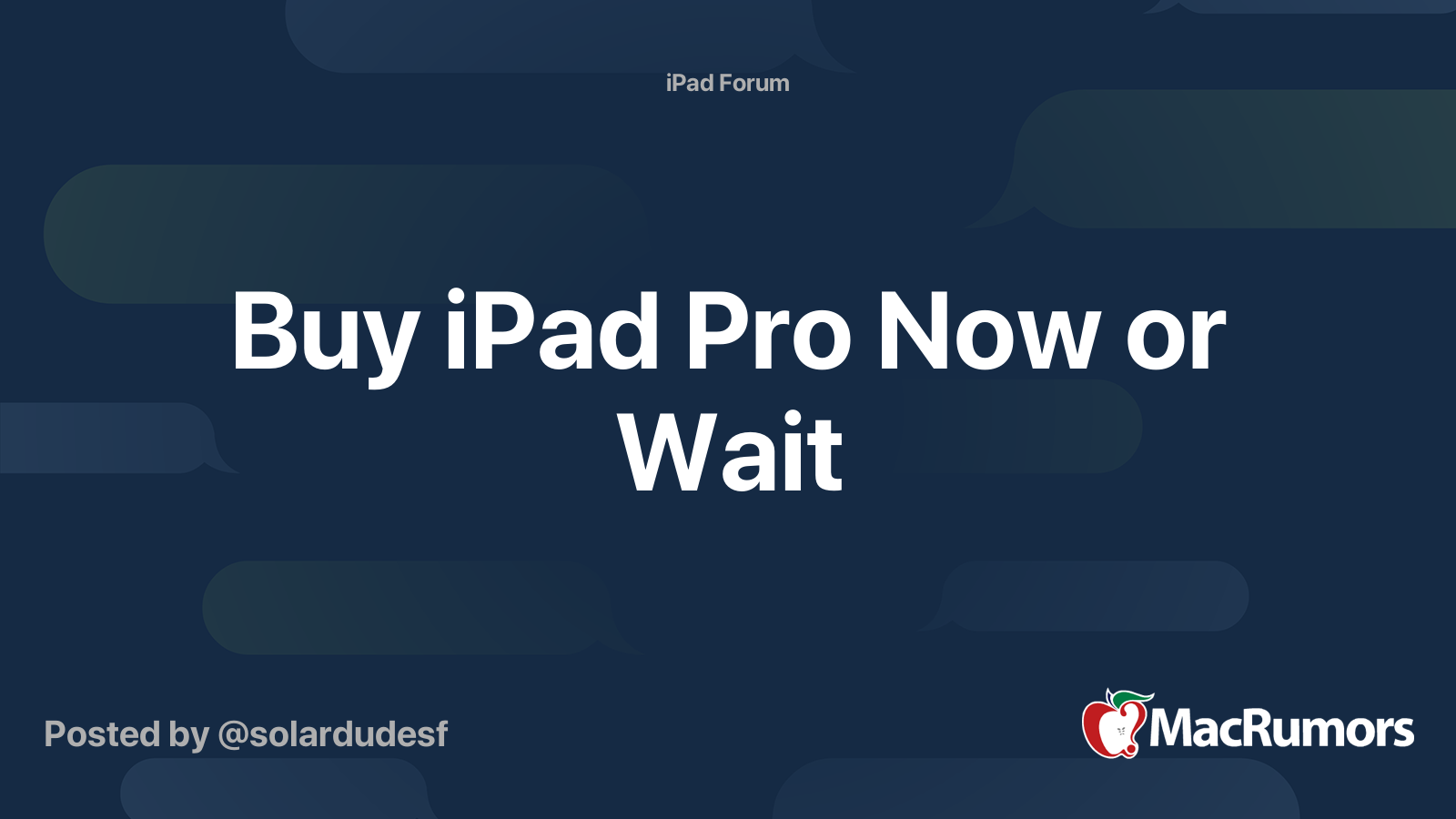 Should i buy ipad pro sales or wait