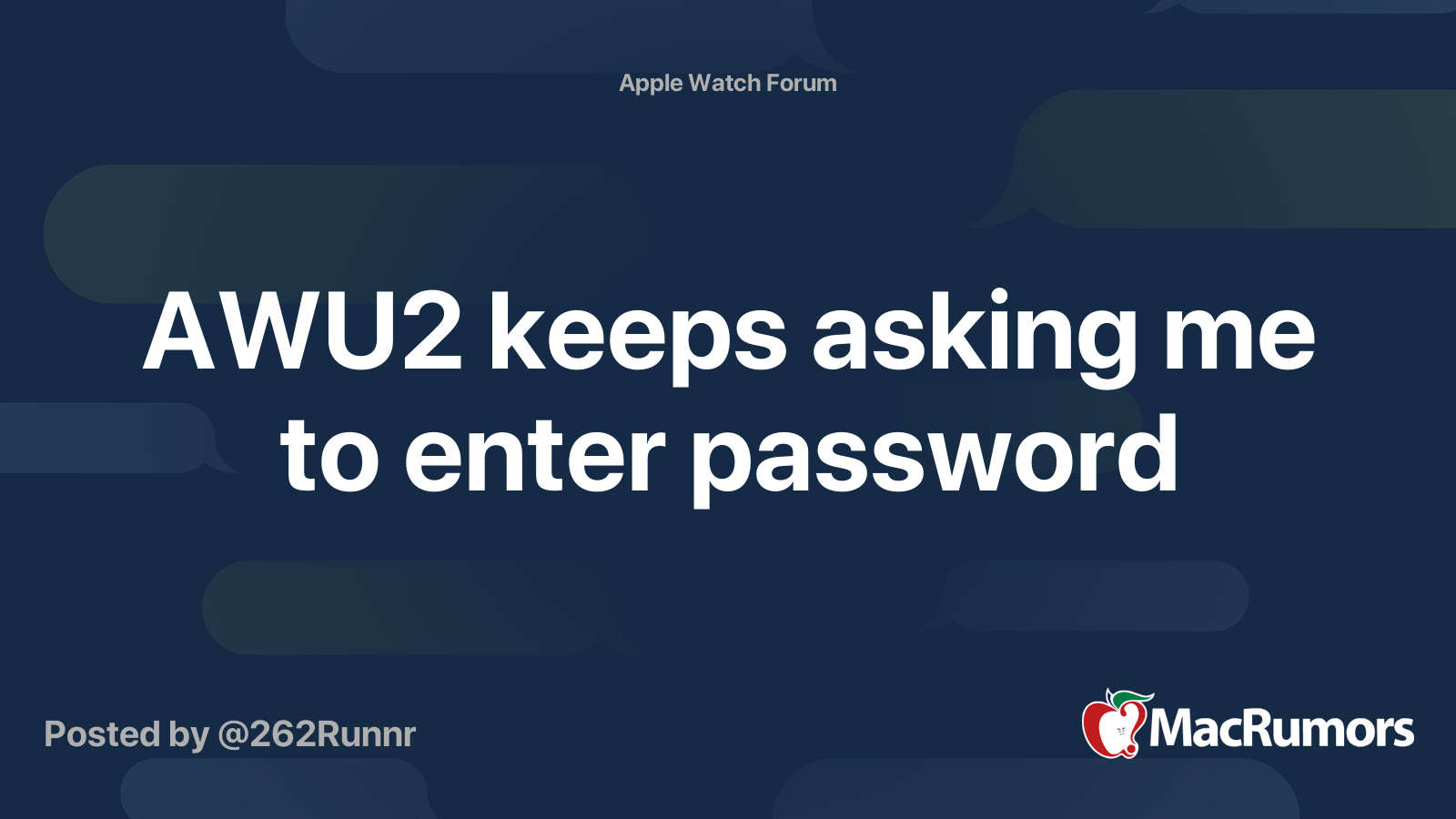 Apple watch keeps asking for online password