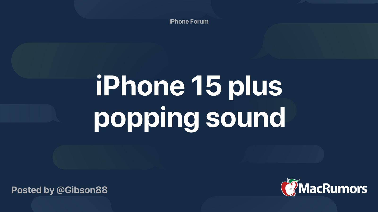 iphone 15 phone call sound