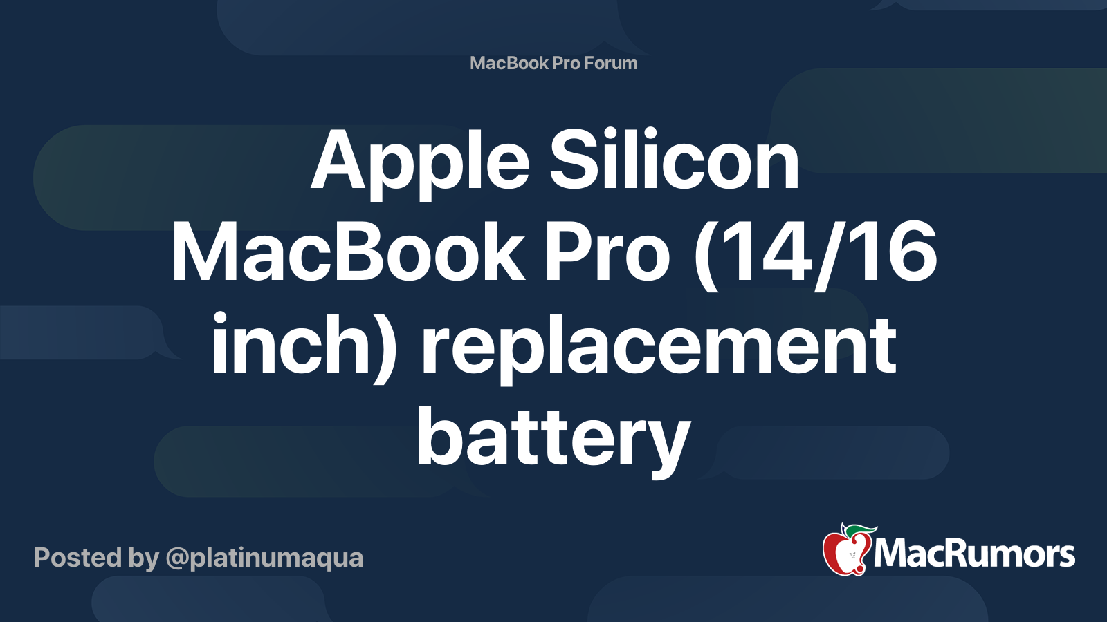 macbook pro m1 14 inch battery replacement